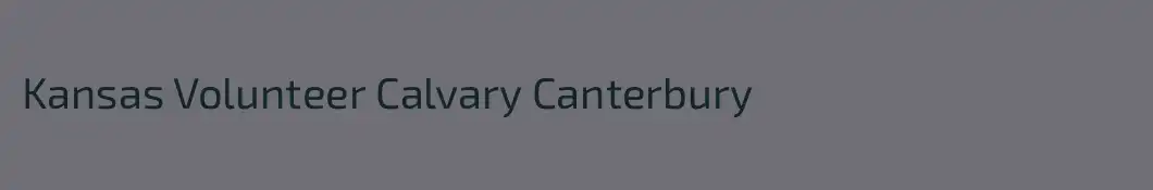 Kansas Volunteer Calvary Canterbury